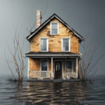 an image of flooded home