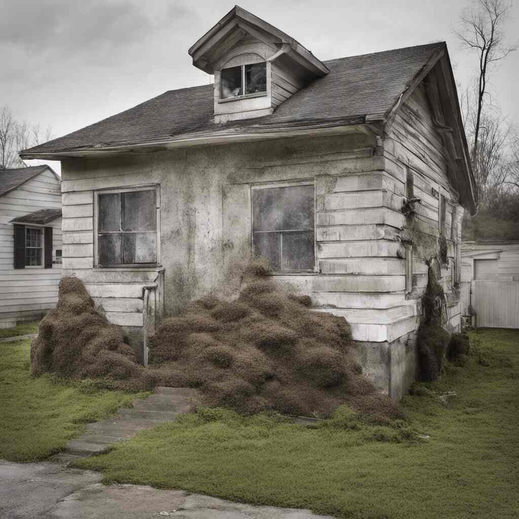 an image of mold ravaged home